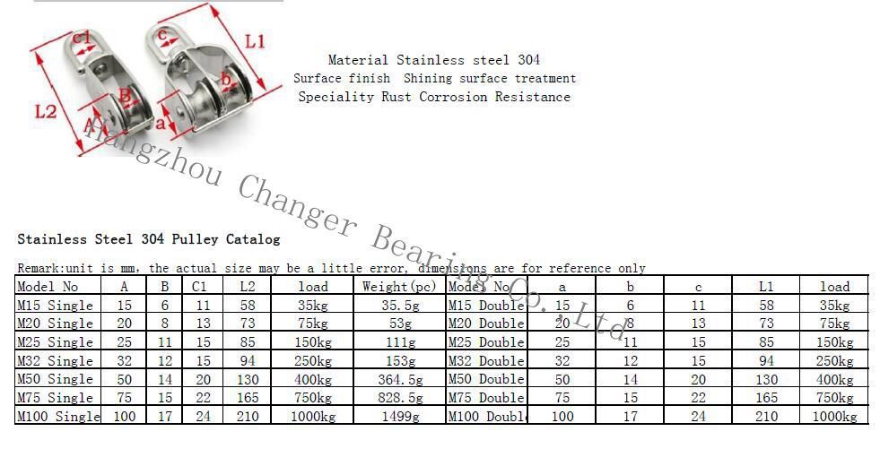 SS pulley catalog